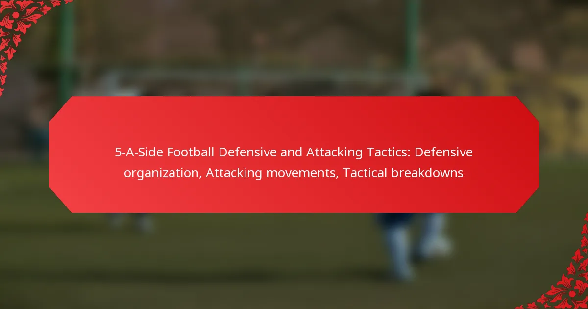 5-A-Side Football Defensive and Attacking Tactics: Defensive organization, Attacking movements, Tactical breakdowns